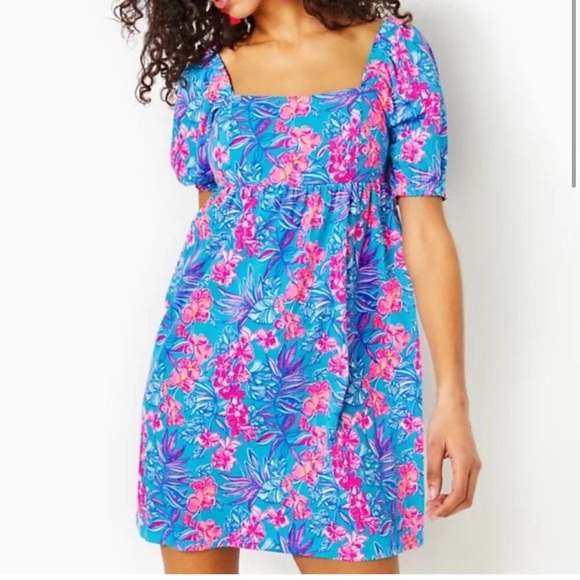 Lilly Pulitzer Delaney Short Sleeve Dress Size 2 - Picture 15 of 15